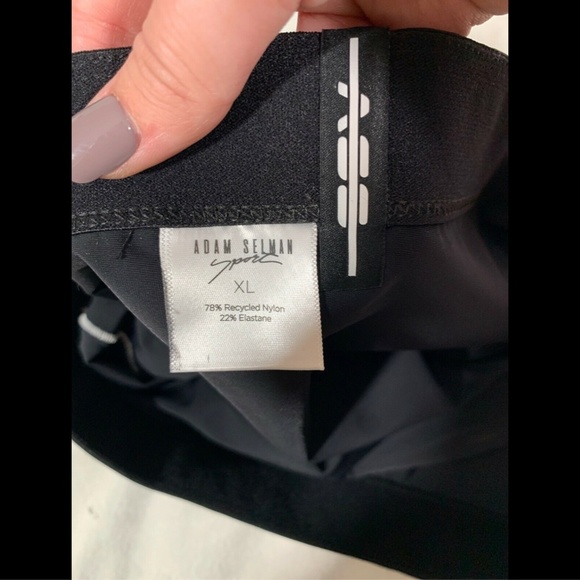 NEW $85 Adam‎ Selman Sport Core Sports Bra in Black/White [SZ XL ] - Picture 8 of 8